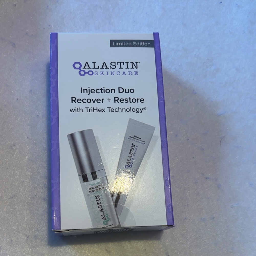Alastin Skincare Injection Duo Recover + Restore Set - Silver and White